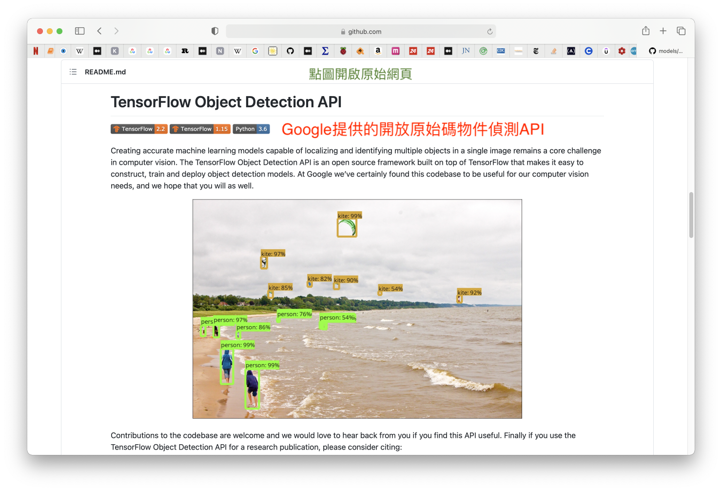 Google Object Detection API